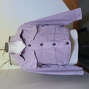 Everlane Moleskin Utility Jacket Lavender size S
